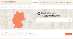 Desktop Screenshot of abgeordnetenwatch.de