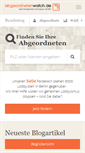 Mobile Screenshot of abgeordnetenwatch.de